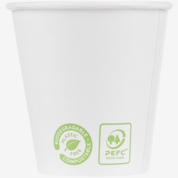 White coating free cups 220 ml 25 pcs