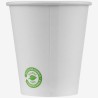 White zero plastic carton cups 300 ml 50 pcs