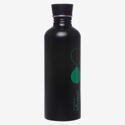 Sticla aluminiu reutilizabila Biodeck neagra 500 ml