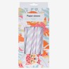 Jungle single wrapped jumbo paper straws 8 mm
