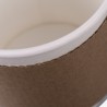 Kraft paper cup sleeves 8/10 oz 100 pcs