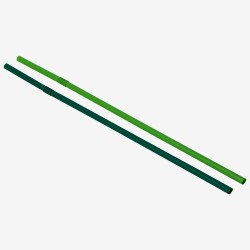 Pla green flexi straws 5 mm