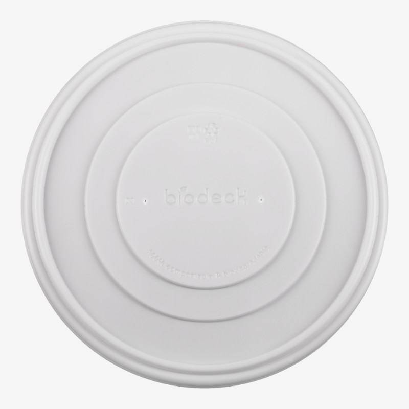 Capace cPLA albe Ø184 mm 50 buc. Capace cPLA albe Ø184 mm 50 buc.