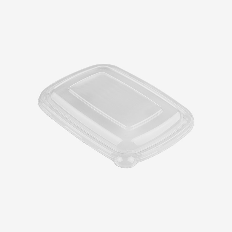 Capace rPET caserole 23x16 cm transparente 50 buc Capace rPET caserole 23x16 cm transparente 50 buc